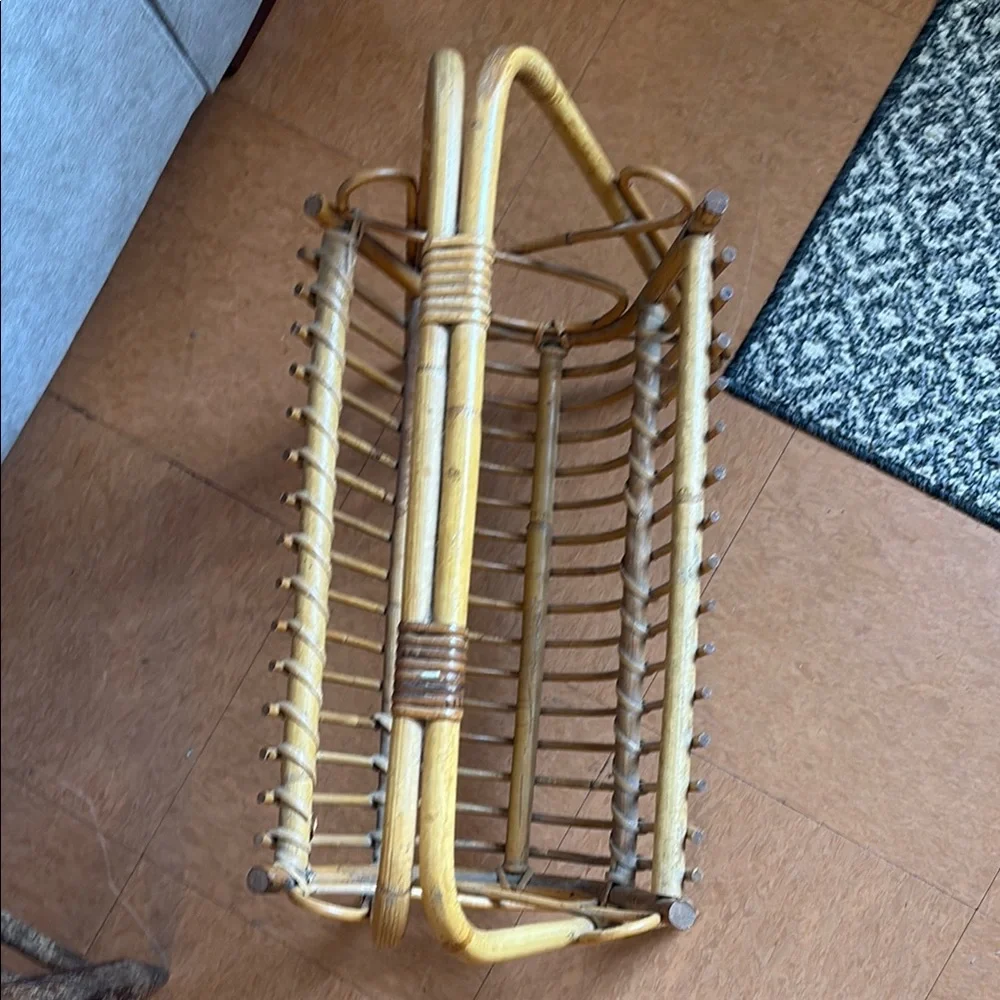 Natural Bamboo Magazine Rack - Picture 3 of 3
